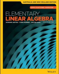 elementary linear algebra 4th edition