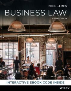 Business Law, 6th Edition - 9780730391869 - Wiley Direct